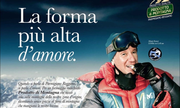Parmigiano-Reggiano sull’Everest, anziché sul Monte Caio